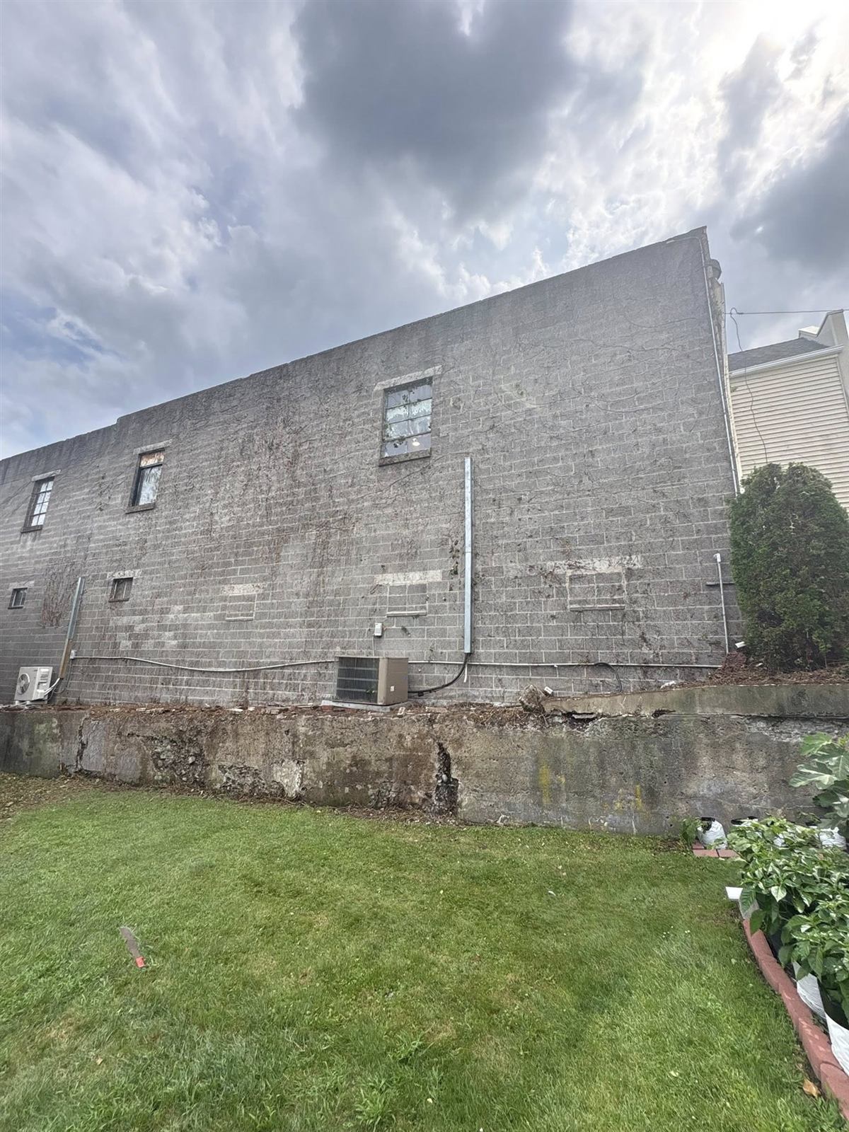 Commercial Wall Before