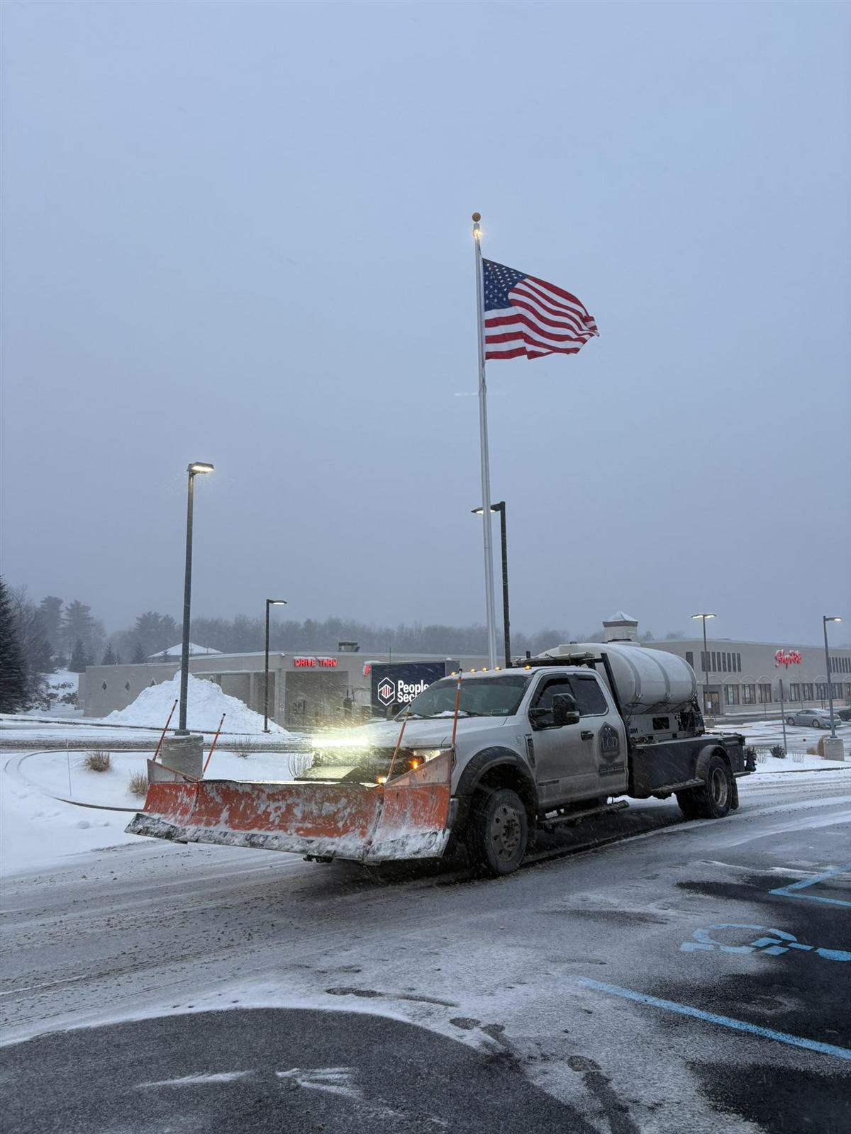 Snow plowing